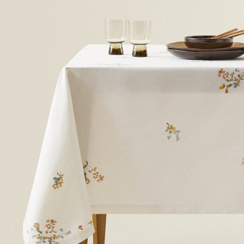 Mini Floral Tablecloth