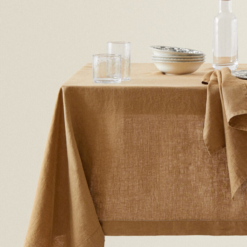 Vintage Linen Tablecloth